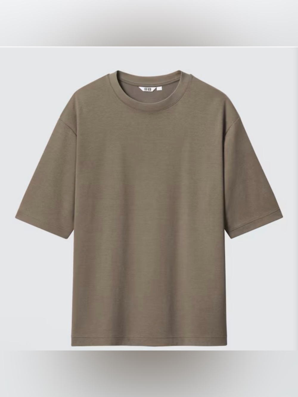NWOT Uniqlo Crew Neck T-Shirt in Olive Green, size Large